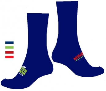 Socken mit Logoeinwebungen