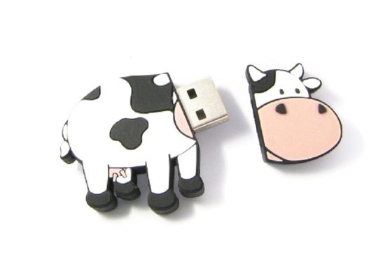 USB-Stick in Sonderform Kuh