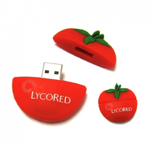 USB-Stick in Sonderform Tomate