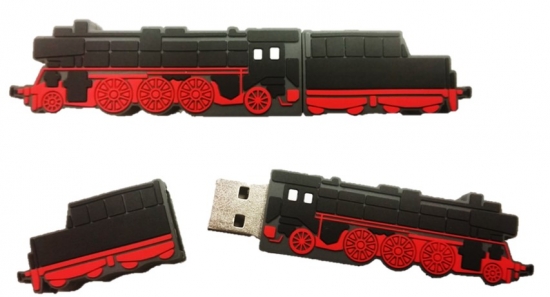 USB-Stick in Sonderform Dampflok