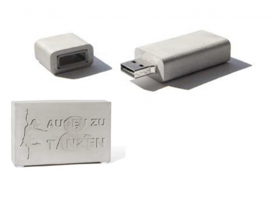 USB-Stick aus Betonguss