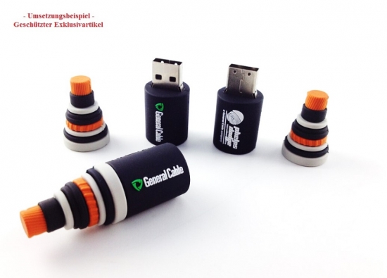 USB-Stick in Sonderform Kabel