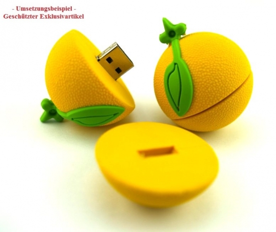 USB-Stick in Sonderform Orange