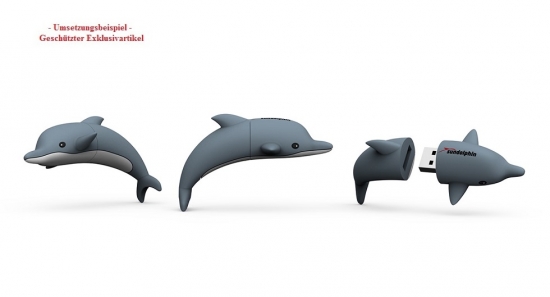 USB-Stick in Sonderform Delfin