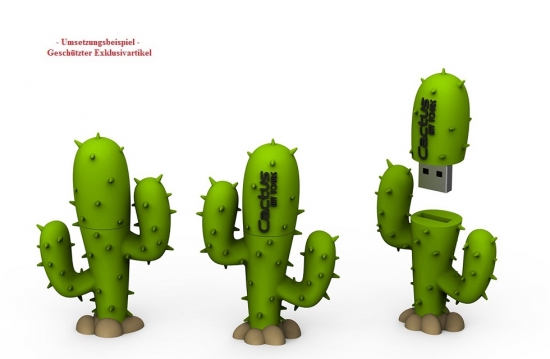 USB-Stick in Sonderform Kaktus