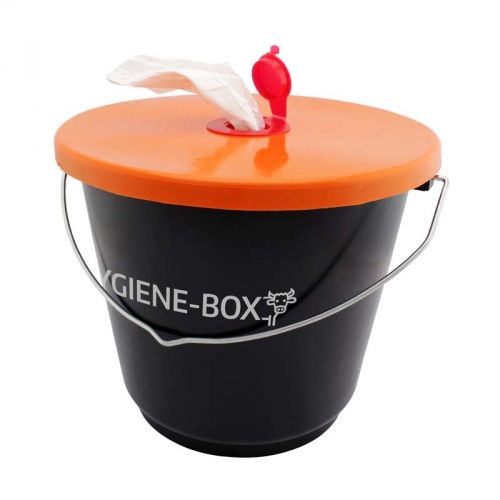 Hygiene-Box mit 600 Blatt Euterpapier, na und trocken verwendbar