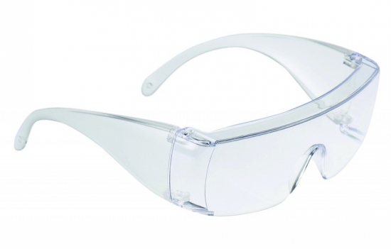 Moderne Schutzbrille mit breitem Bügel