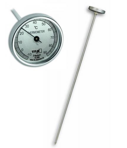 Kompostthermometer/ Bodenthermometer individuelle Skala Größe 7,3 cm