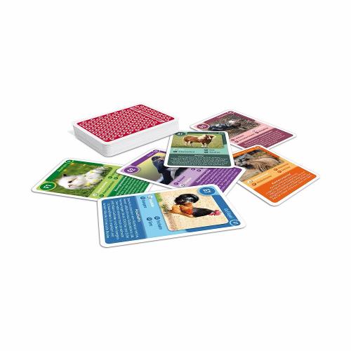Kartenspiel Quartett  Bauernhoftiere 4-farbig bedruckt 